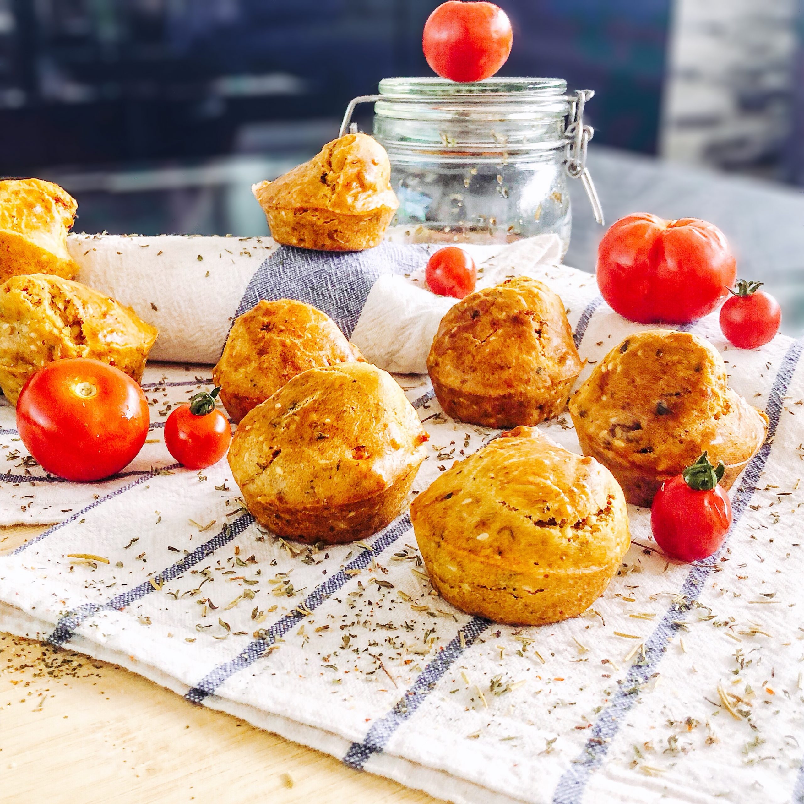 Recette muffins tomates séchées vegan